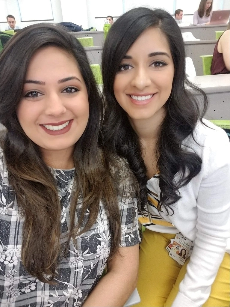 Dr. Arain and Dr. Maknojia as Dental School Classmates