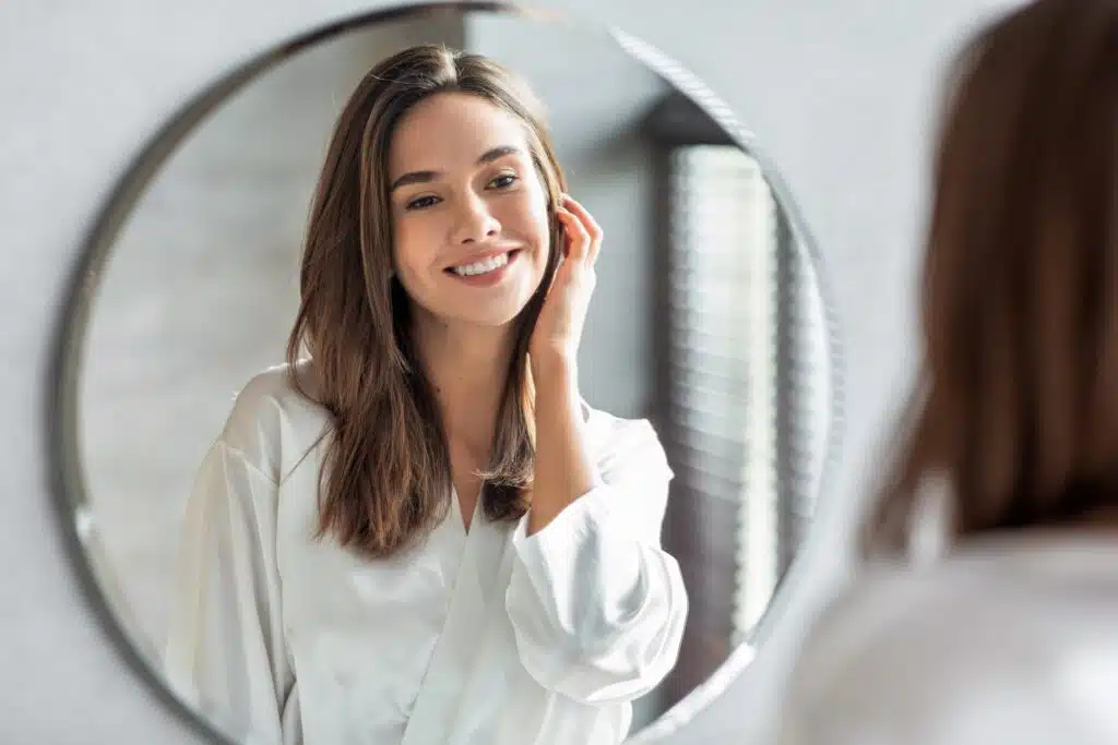 Patient receiving support with Blue Cross Blue Shield dental insurance benefits